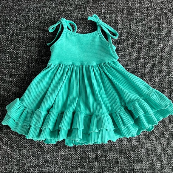 NWT Jane + Jo Ribbed Cotton Tie Over Tunic Set Size 18 Months - Picture 8 of 8